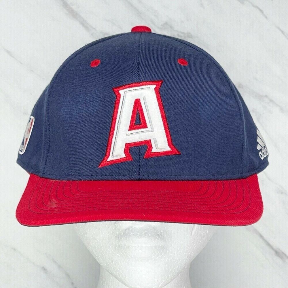 Adidas Atlanta Hawks NBA Cap Large/XL Flexfit Climalite Navy Red ✨